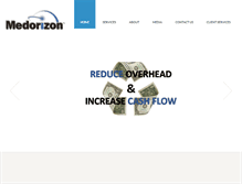 Tablet Screenshot of medorizon.com
